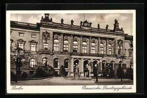 AK Berlin, Preussisches Landtagsgebäude, Prinz-Albrecht-Strasse