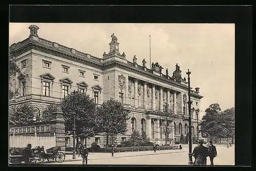 AK Berlin, Prinz Albrechtstrasse mit Abgeordnetenhaus