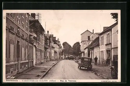 AK Varennes - sur - Allier, Rue de ouroux