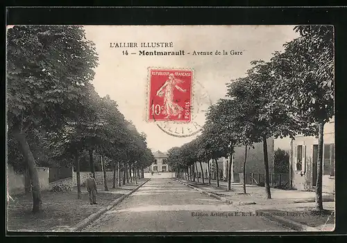 AK Montmarault, Avenue de la Gare