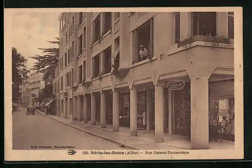 AK Neris-les-Bains, Rue Boisrot - Desserviers