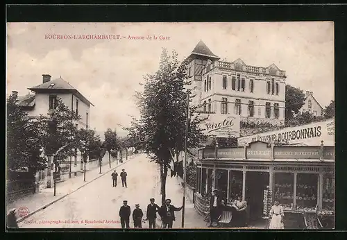 AK Bourbon - L` Archambault, Avenue de la Gare