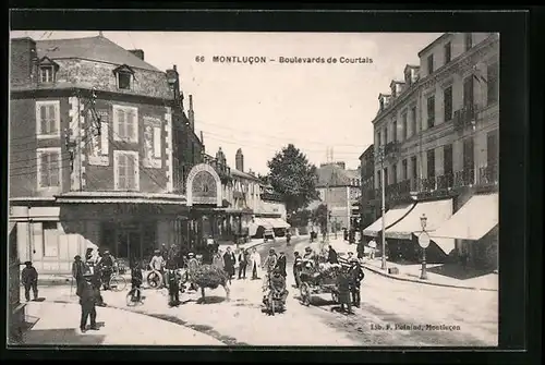 AK Montlucon, Boulevards de Courtais