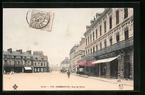AK Montlucon, Rue de Paris