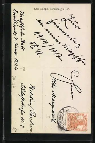 AK Soldat in Uniform mit Säbel und Schirmmütze, Uniformfoto