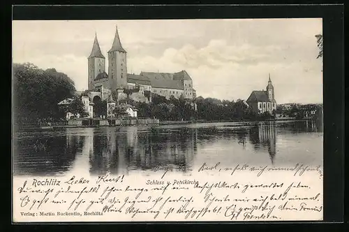 AK Rochlitz, Schloss und Petrikirche