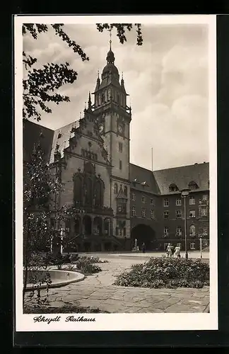 AK Rheydt, Partie vor dem Rathaus