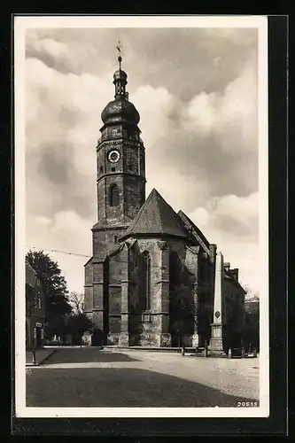 AK Buttstädt i. Thür., Blick zur Kirche