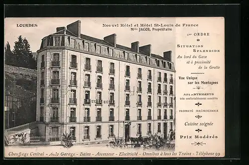 AK Lourdes, Nouvel Hotel et Hotel St-Louis de France