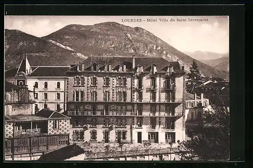 AK Lourdes, Hotel Villa du Saint Sacrement