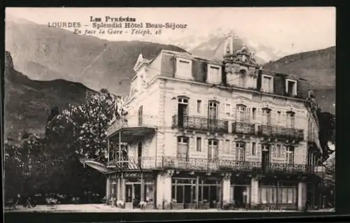 AK Lourdes, Splendid Hotel Beau-Séjour