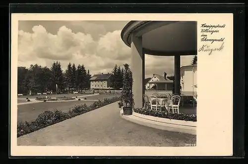 AK Villingen / Schwarzwald, Kurpark-Restaurant Waldblick