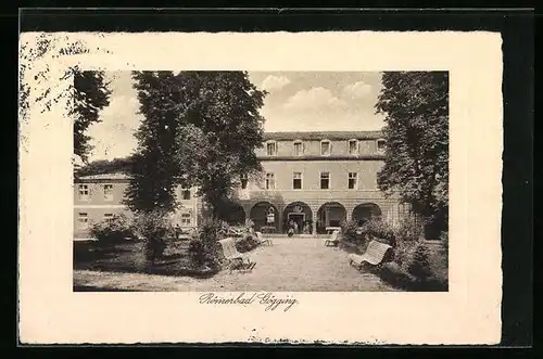 AK Gögging, Römerbad mit Garten