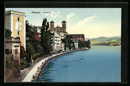 AK Passau, Idylle am Innquai