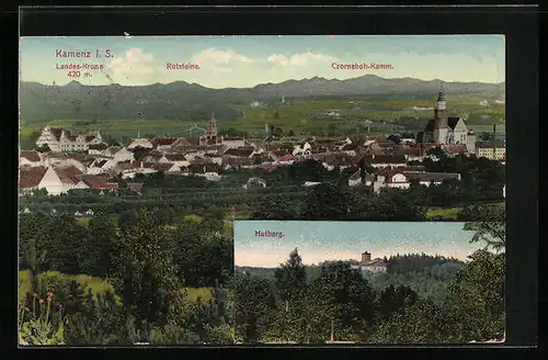 AK Kamenz i. Sa., Hutberg, Gesamtansicht