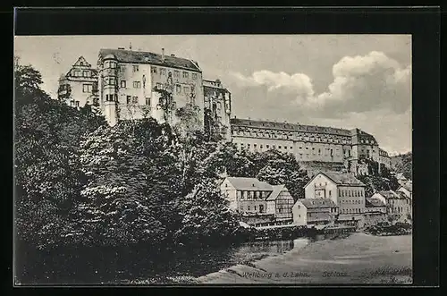 AK Weilburg a. d. Lahn, Blick auf das Schloss