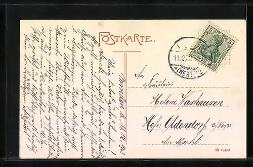 AK Minden i. W., Partie am Weserglacis