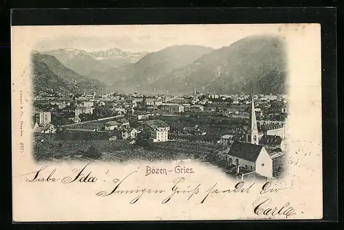 AK Bozen - Gries, Vue Panoramique