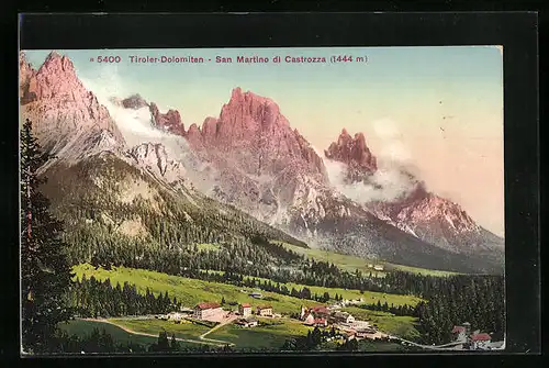 AK San Martino di Castrozza, Blick auf die Tiroler Dolomiten