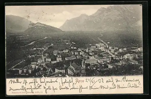 AK Arco, Generalansicht der Stadt
