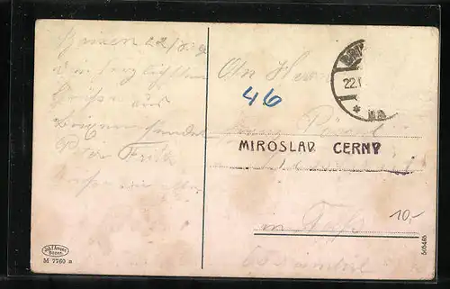 AK Brixen, Blick über die Stadt auf die Kirche