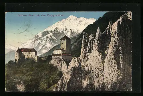 AK Bozen, das Schloss Tirol und die Erdpyramiden