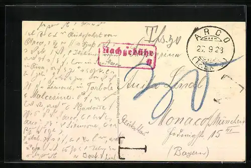 AK Riva, Panoramaansicht der Stadt am Gardasee