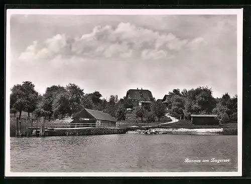 AK Buonas am Zugersee, Ortspartie mit See