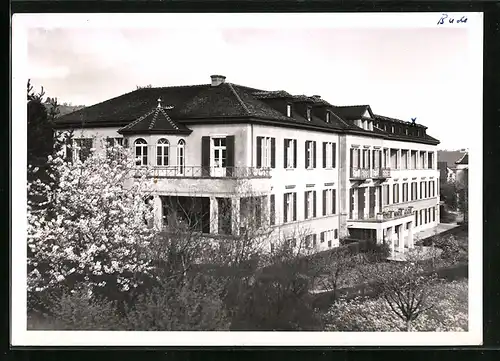 AK Männedorf, Kreis-Spital aus der Vogelschau