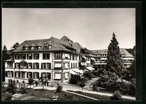 AK Riehen, Diakonissenspital aus der Vogelschau