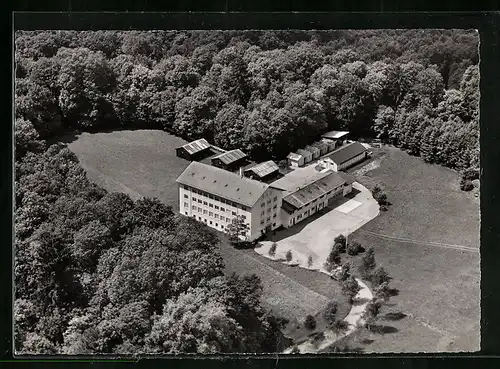 AK Kreuzlingen, Kaserne Bernrain, Fliegeraufnahme
