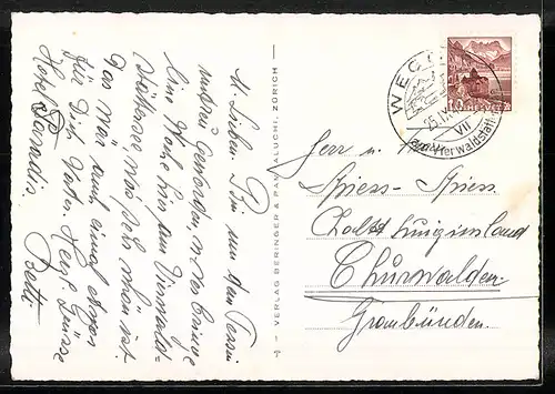 AK Weggis, Ortsansicht Mitteldorf