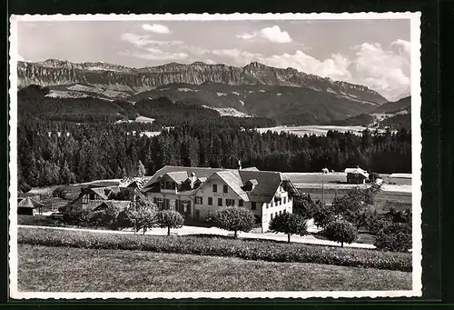 AK Buchholterberg, Kurhaus Rohrimoosbad mit Umgebung aus der Vogelschau