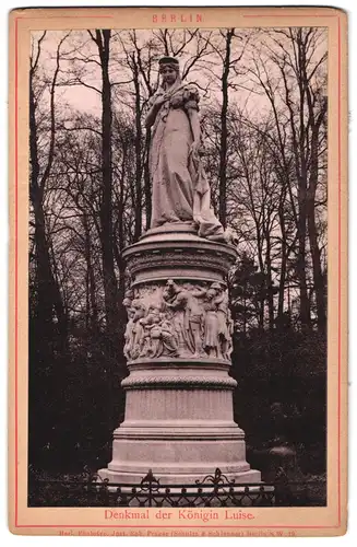 Fotografie Rob. Prager, Berlin, Ansicht Berlin, Blick auf das Denkmal der Königin Luise im Tiergarten