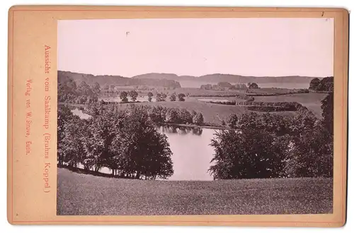 Fotografie W. Struve, Eutin, Ansicht Malente, Blick auf den See vom Saalkamp aus gesehen