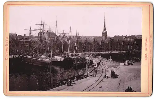 Fotografie Römmler & Jonas, Dresden, Ansicht Kjobenhavn, Blick auf den Hafen und Börsgade