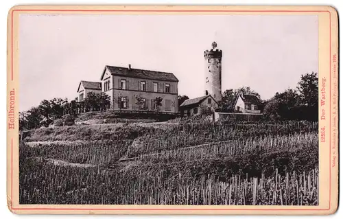 Fotografie Römmler & Jonas, Dresden, Ansicht Heilbronn, Blick auf das Höhenrestaurant Wartberg mit Aussichtsturm