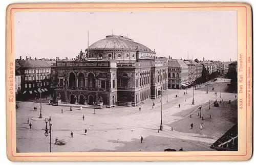 Fotografie Römmler & Jonas, Dresden, Ansicht Kjobenhavn, Platz mit Blick auf det Kgl. Theater