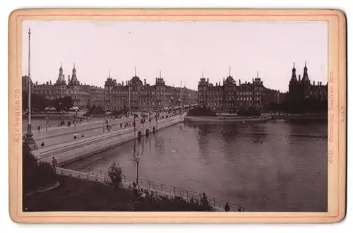 Fotografie Römmler & Jonas, Dresden, Ansicht Kjobenhavn, Blick auf Dronning Louiseis Bro., Brücke