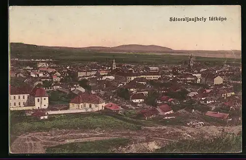 AK Sátoraljaujhely, Látképe