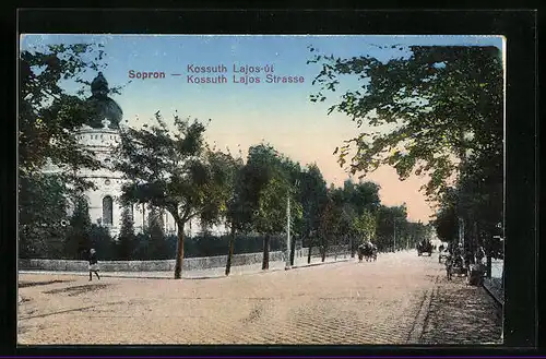 AK Sopron, Kossuth Lajos Strasse