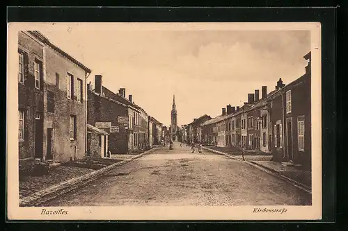 AK Bazeilles, Blick in die Kirchenstrasse