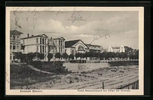 AK Bansin, Hotel Meeresstrand mit Villen am Strande