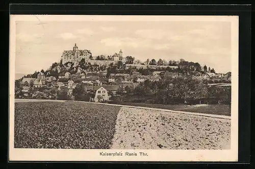 AK Ranis /Thr., Ort mit Kaiserpfalz