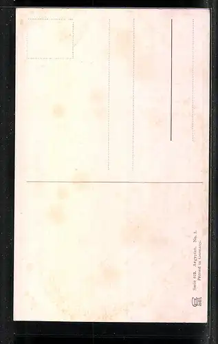 Künstler-AK Friedrich Perlberg: Gizeh, Sphinx bei den grossen Pyramiden