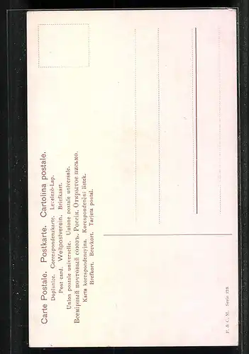 Künstler-AK Friedrich Perlberg: Sala de las Dos Hermanas