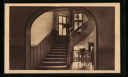 AK Nördlingen, Haushaltungsschule, Treppenaufgang