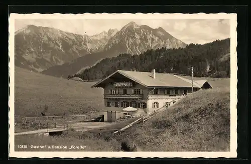AK Oberdorf-Obermaiselstein, Gasthof und Pension Forelle