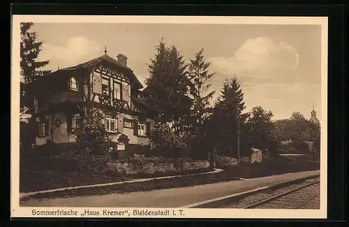 AK Bleidenstadt i. T., Sommerfrische Haus Kremer