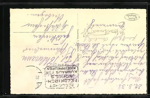 AK Feldkirch, Teilansicht mit Gurtisspitze